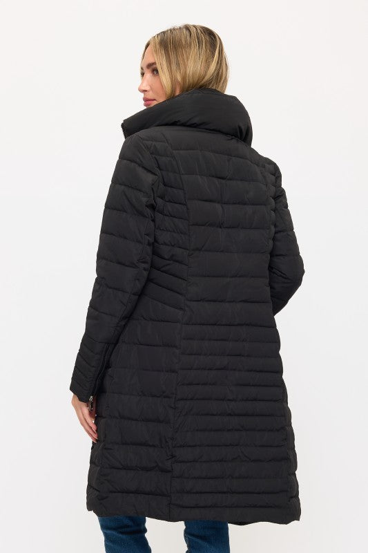 CLANP0153: Summit Sleek Quilted Puffer Coat