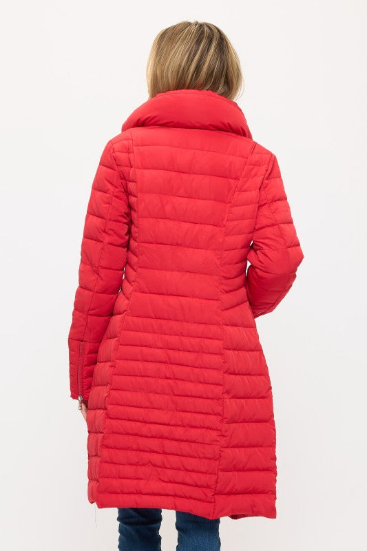 CLANP0153: Summit Sleek Quilted Puffer Coat
