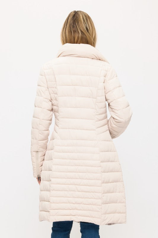 CLANP0153: Summit Sleek Quilted Puffer Coat