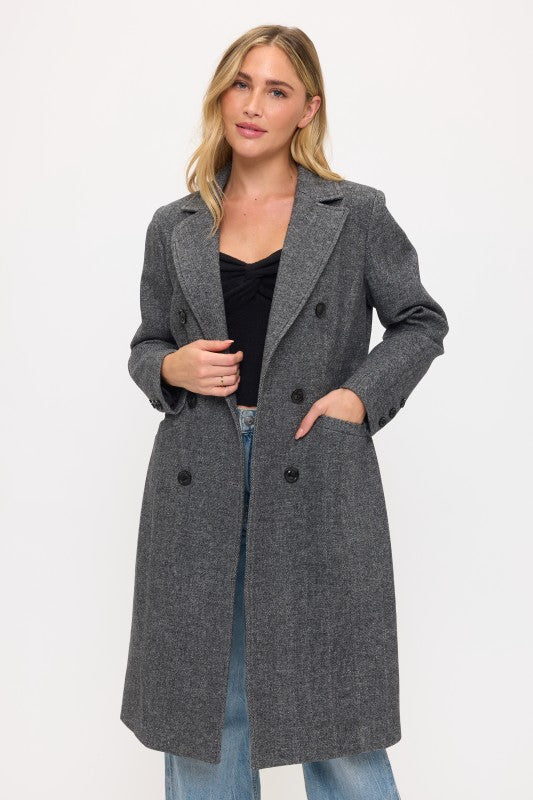 CLAWC0109: Brooklyn Oversized Twill Coat