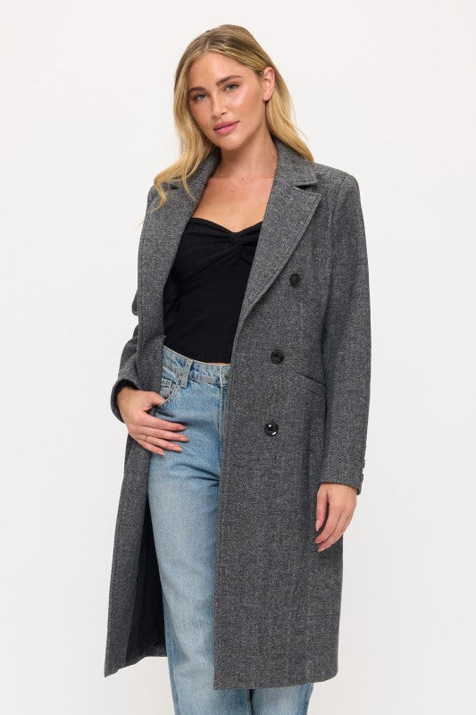 CLAWC0109: Brooklyn Oversized Twill Coat