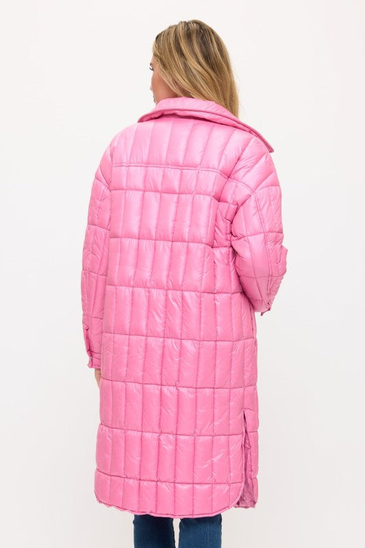 CLANP0114: Boulevard Quilted Long Coat