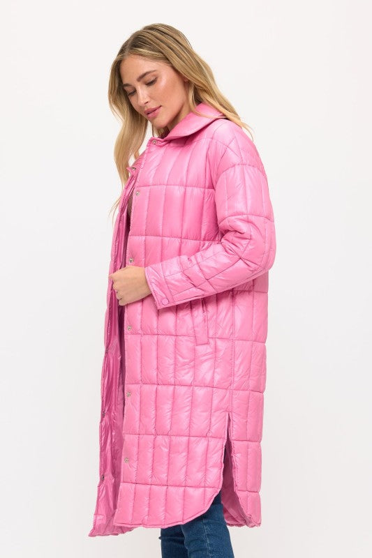 CLANP0114: Boulevard Quilted Long Coat