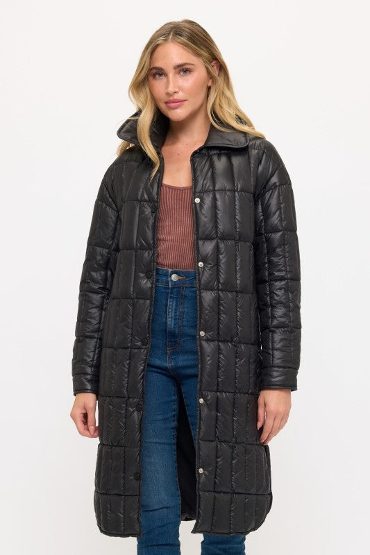 CLANP0114: Boulevard Quilted Long Coat