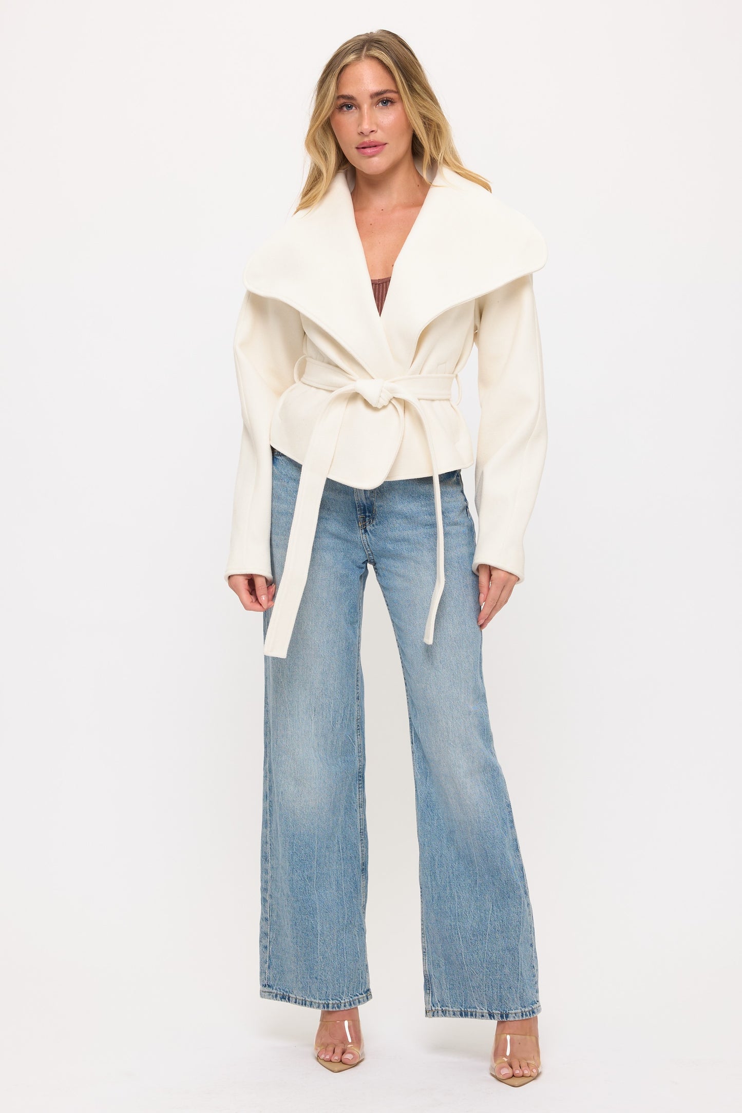 CLAWJ0104: Studio Modern Wrap Jacket