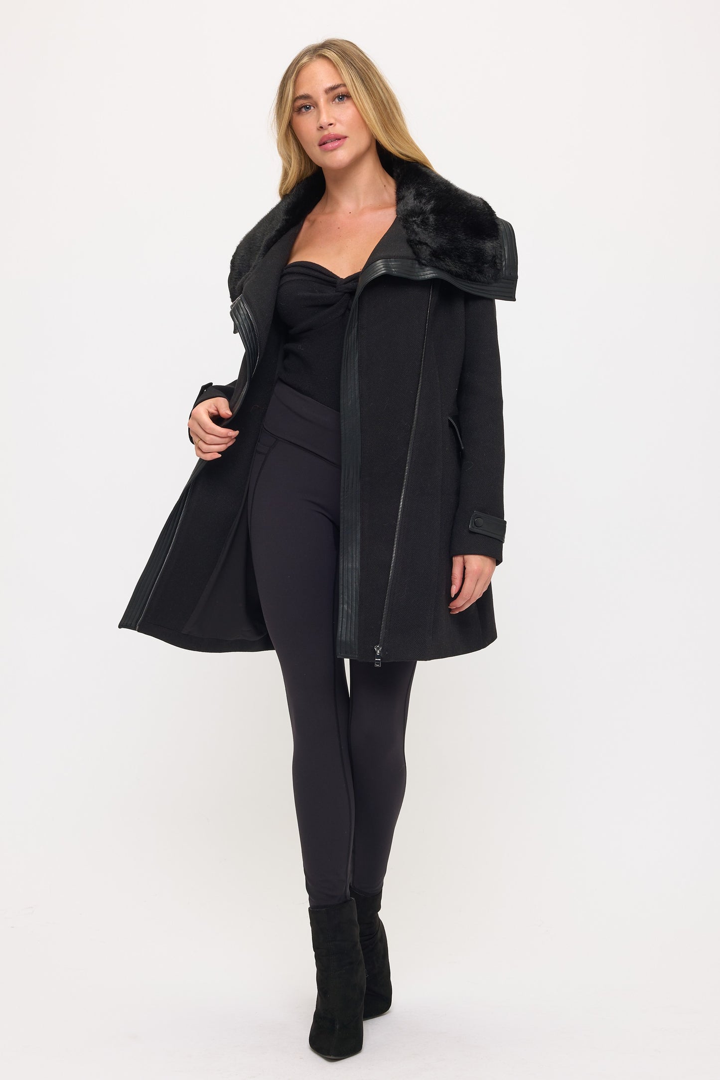 CLAWJ0078: Vogue Elite Wrap Coat