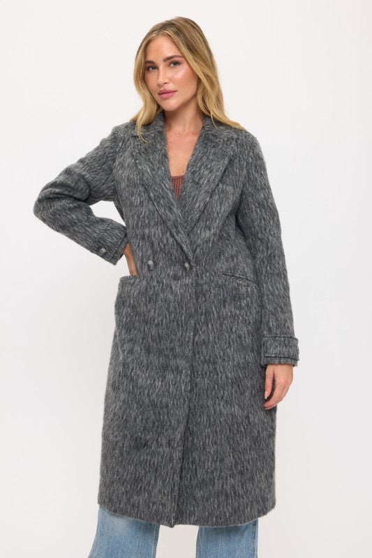 CLAWC0065: Cashmere Cloud Longline Coat