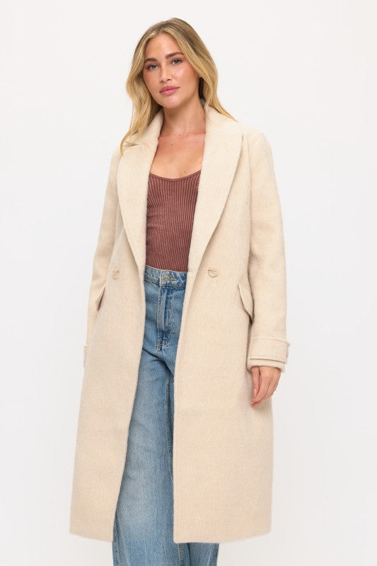 CLAWC0065: Cashmere Cloud Longline Coat