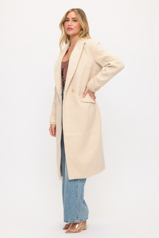 CLAWC0065: Cashmere Cloud Longline Coat