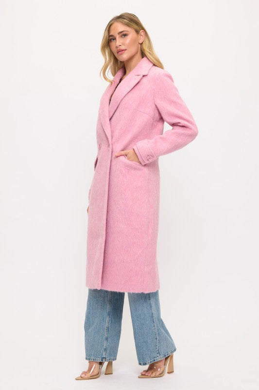 CLAWC0065: Cashmere Cloud Longline Coat