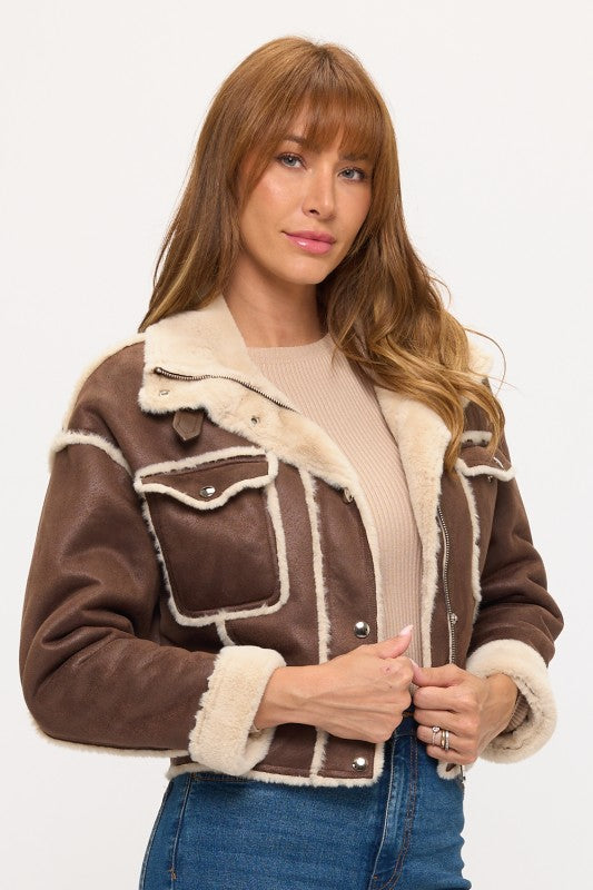 CLASJ0068: Aspen Ridge Sherpa Utility Jacket