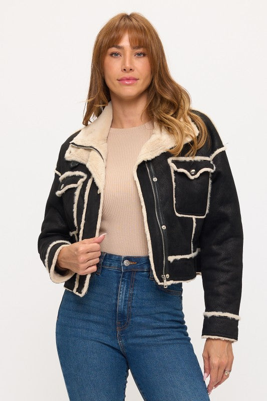 CLASJ0068: Aspen Ridge Sherpa Utility Jacket