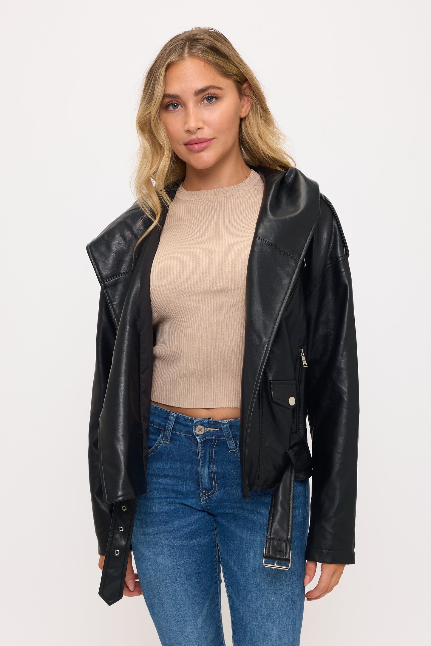 CLALJ0141: The Rogue Hooded Moto Jacket