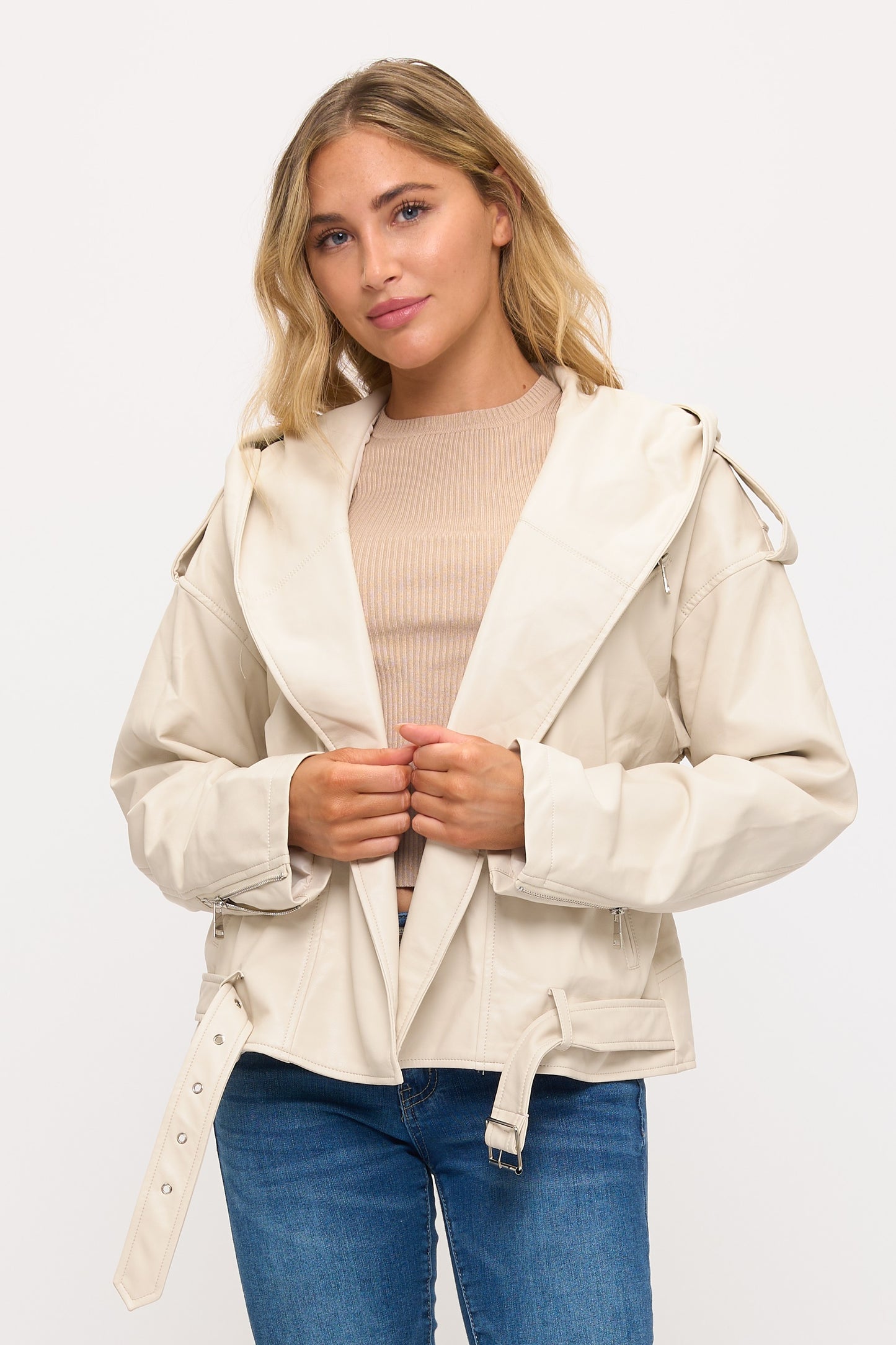 CLALJ0141: The Rogue Hooded Moto Jacket