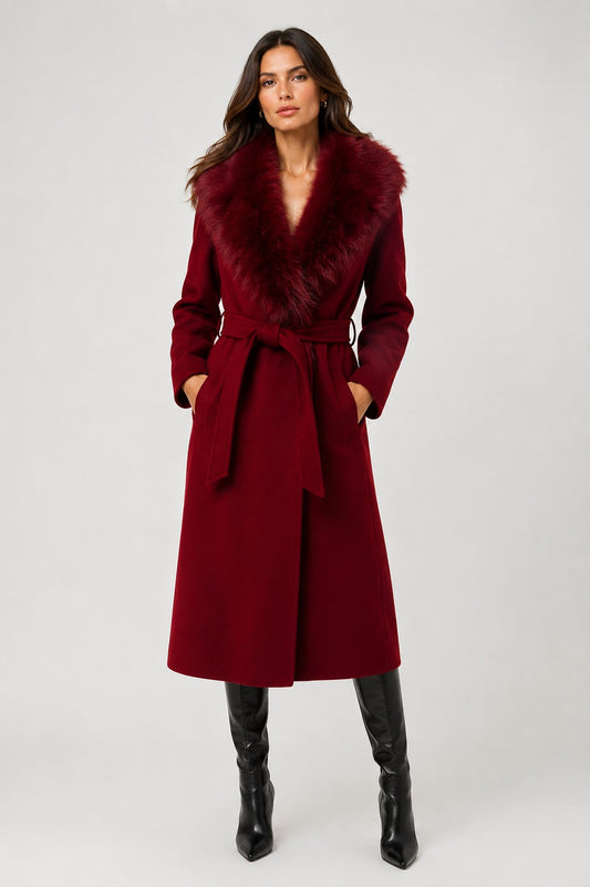 W454 - Monarch Fur-Collar Coat