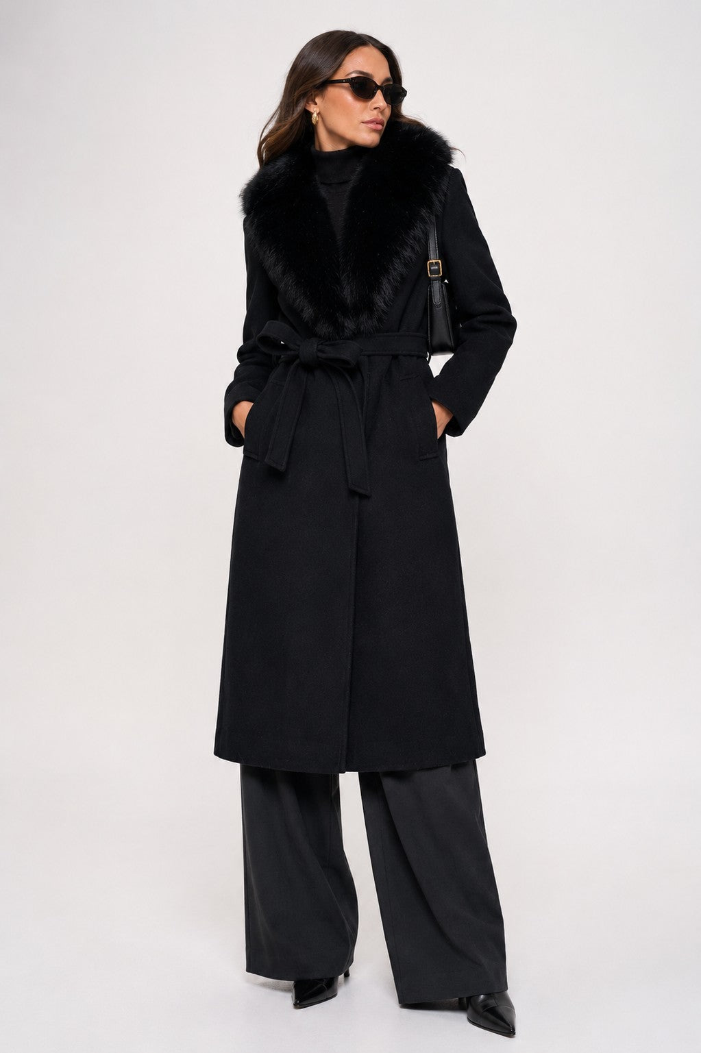 W454 - Monarch Fur-Collar Coat