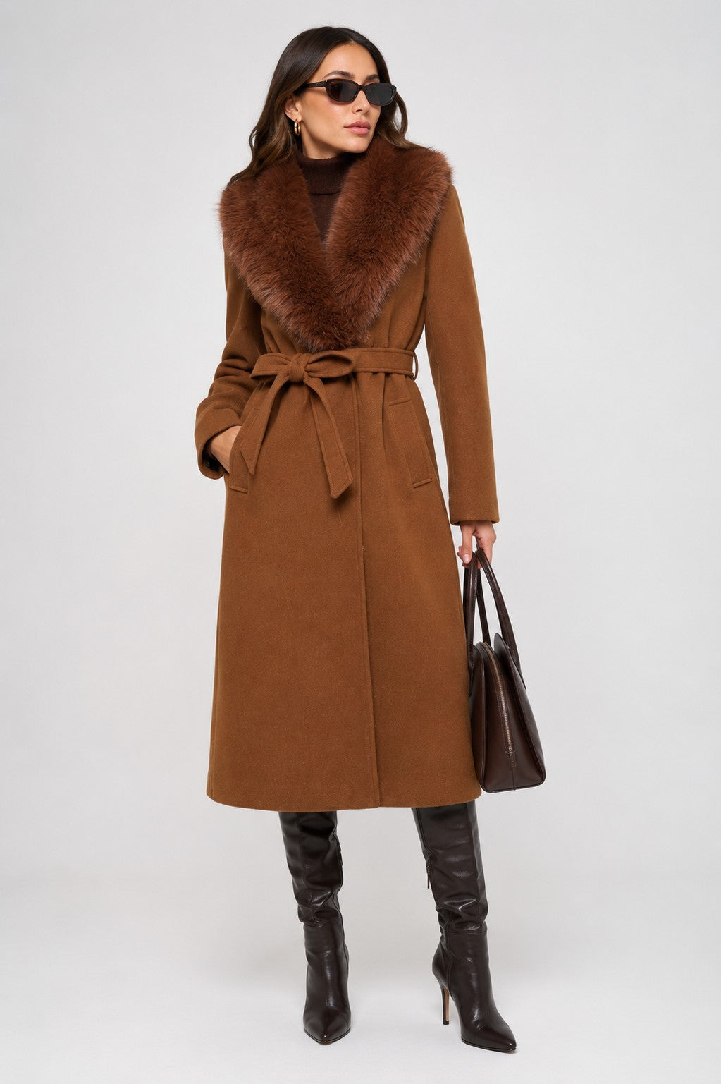 W454 - Monarch Fur-Collar Coat