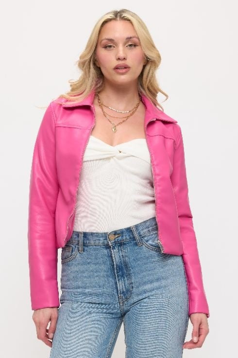 LJ0168: MINIMAL LUXE ZIP JACKET
