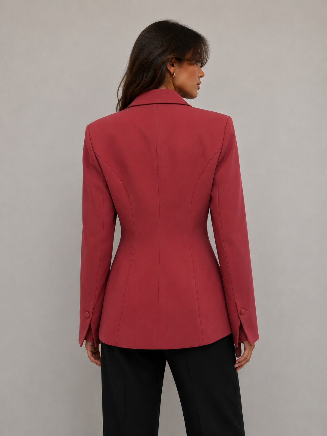BL0206 - The Luxe Neutral Sculpted Blazer