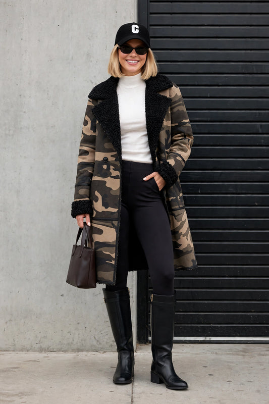 CLAAC0058 - Stealth Luxe Camo Fur Coat