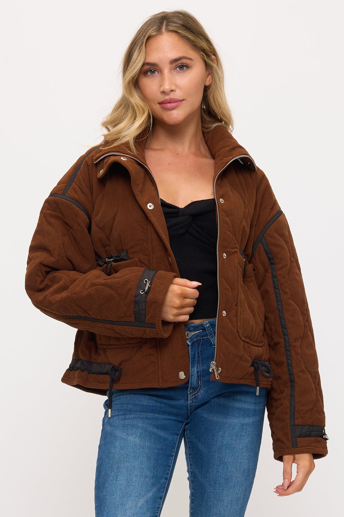 CLACJ0081: Metro Edge Textured Bomber