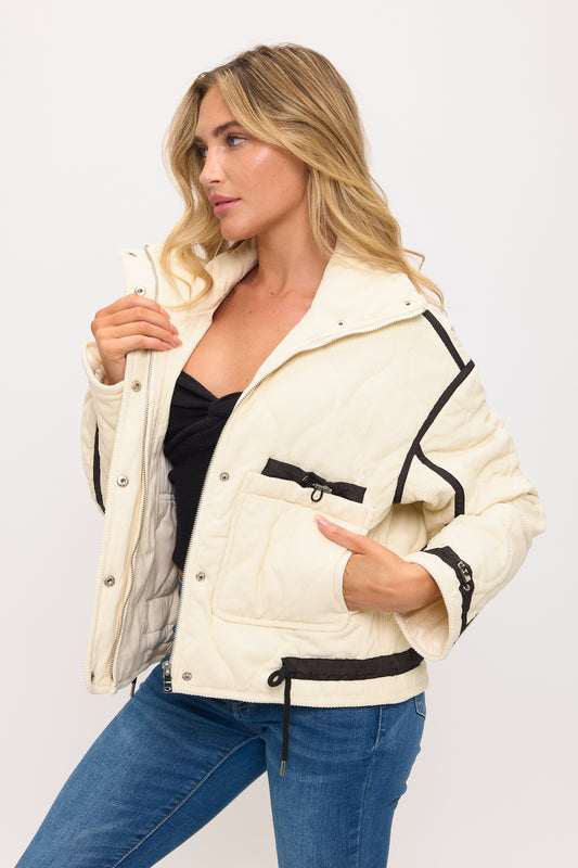 CLACJ0081: Metro Edge Textured Bomber