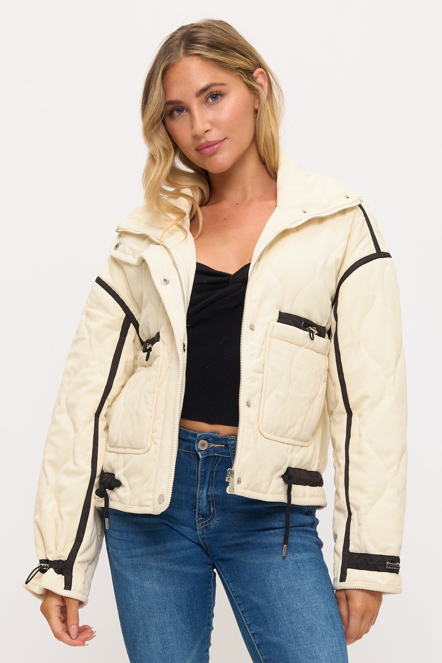 CLACJ0081: Metro Edge Textured Bomber