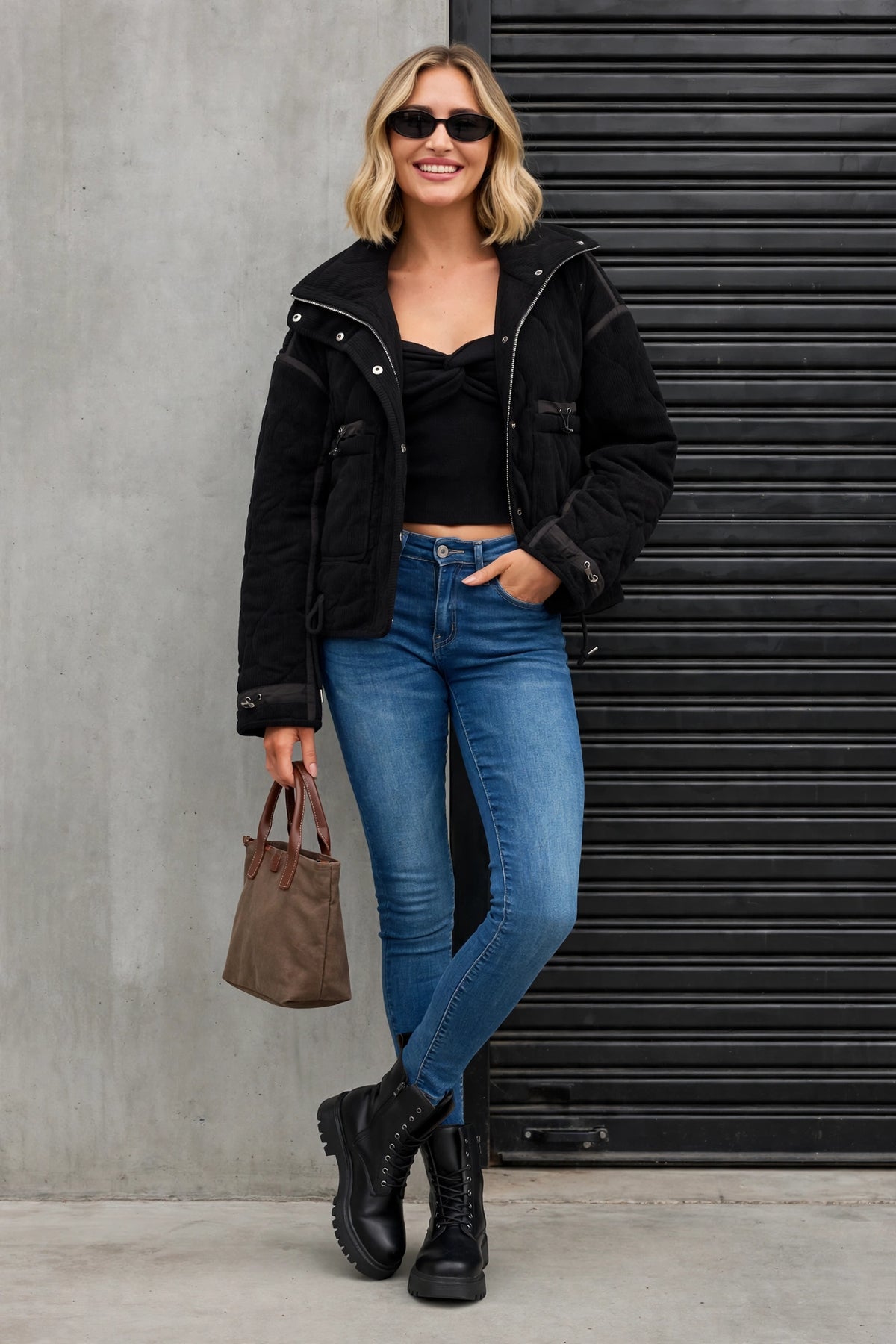 CLACJ0081 - Metro Edge Textured Bomber