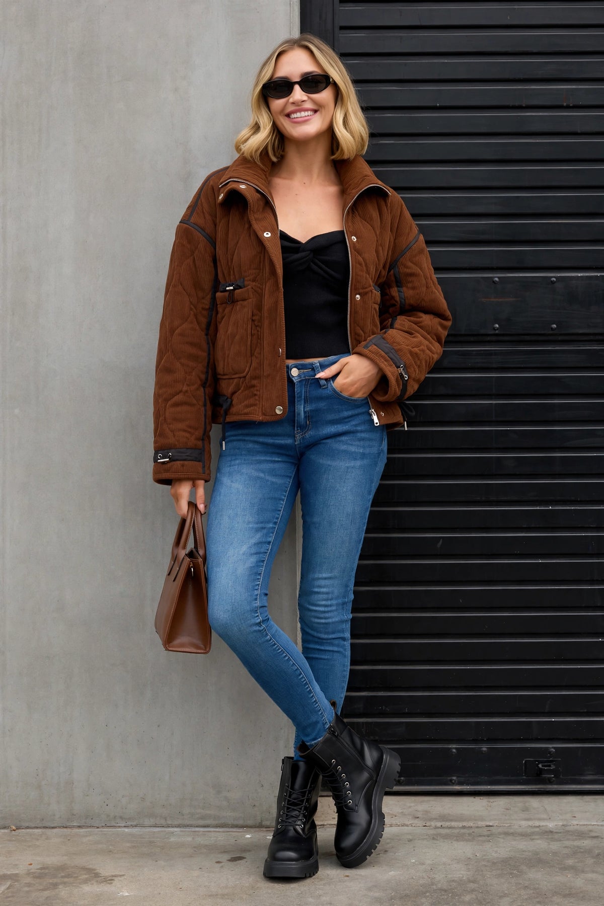 CLACJ0081 - Metro Edge Textured Bomber