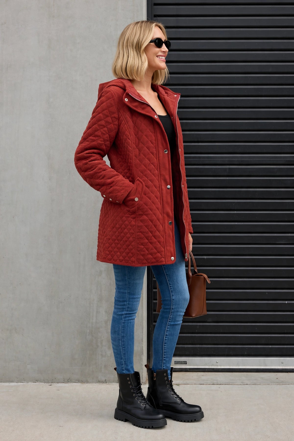 CLACJ0144 - Quilted Corduroy Luxe Parka