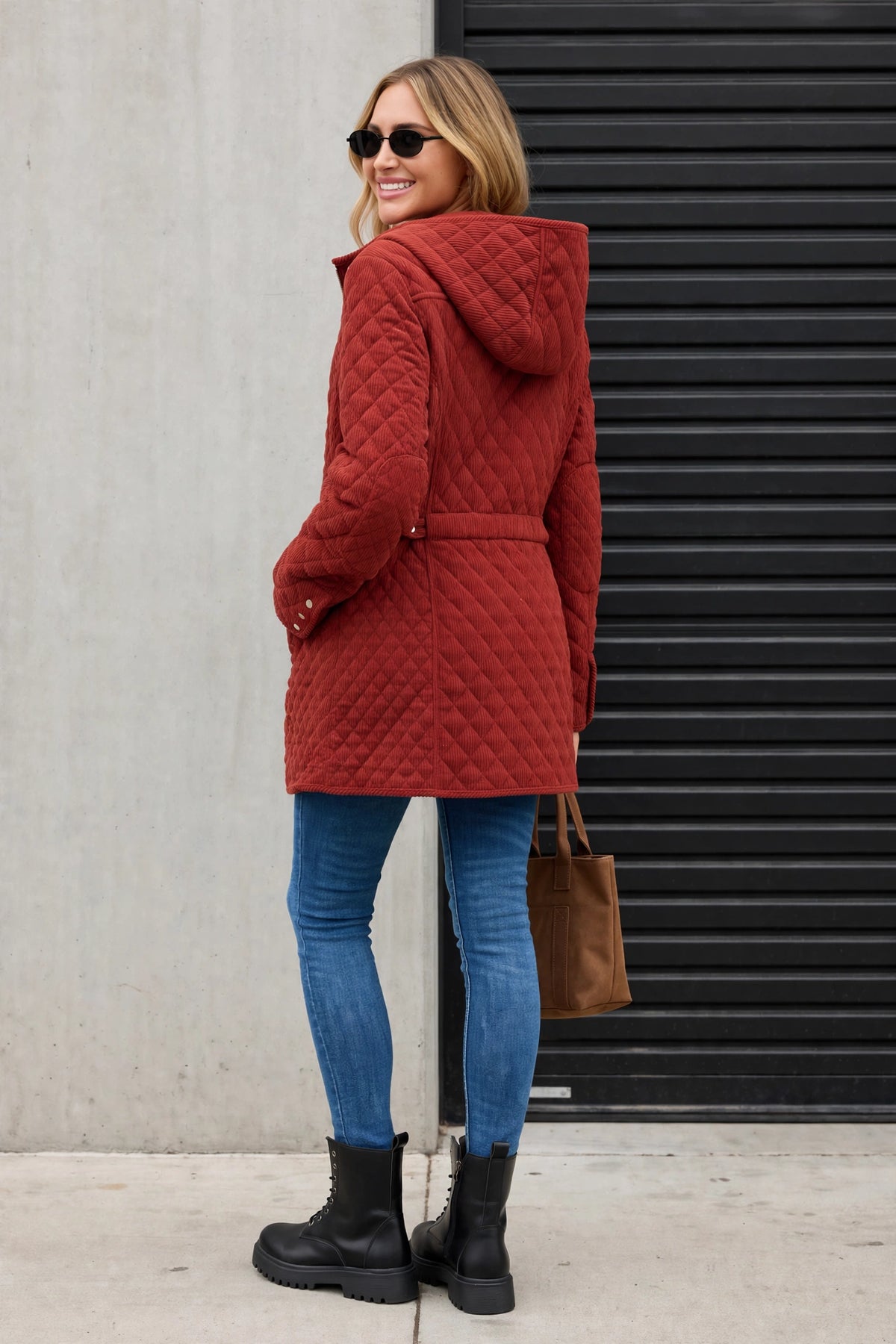 CLACJ0144 - Quilted Corduroy Luxe Parka