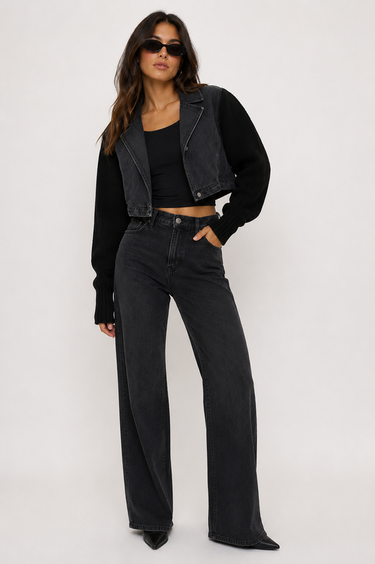CLADJ0044 - Contrast Rebel Hybrid Jacket