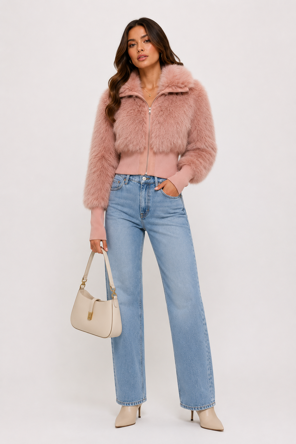 CLAFJ0070 - Aubrey Fur Jacket