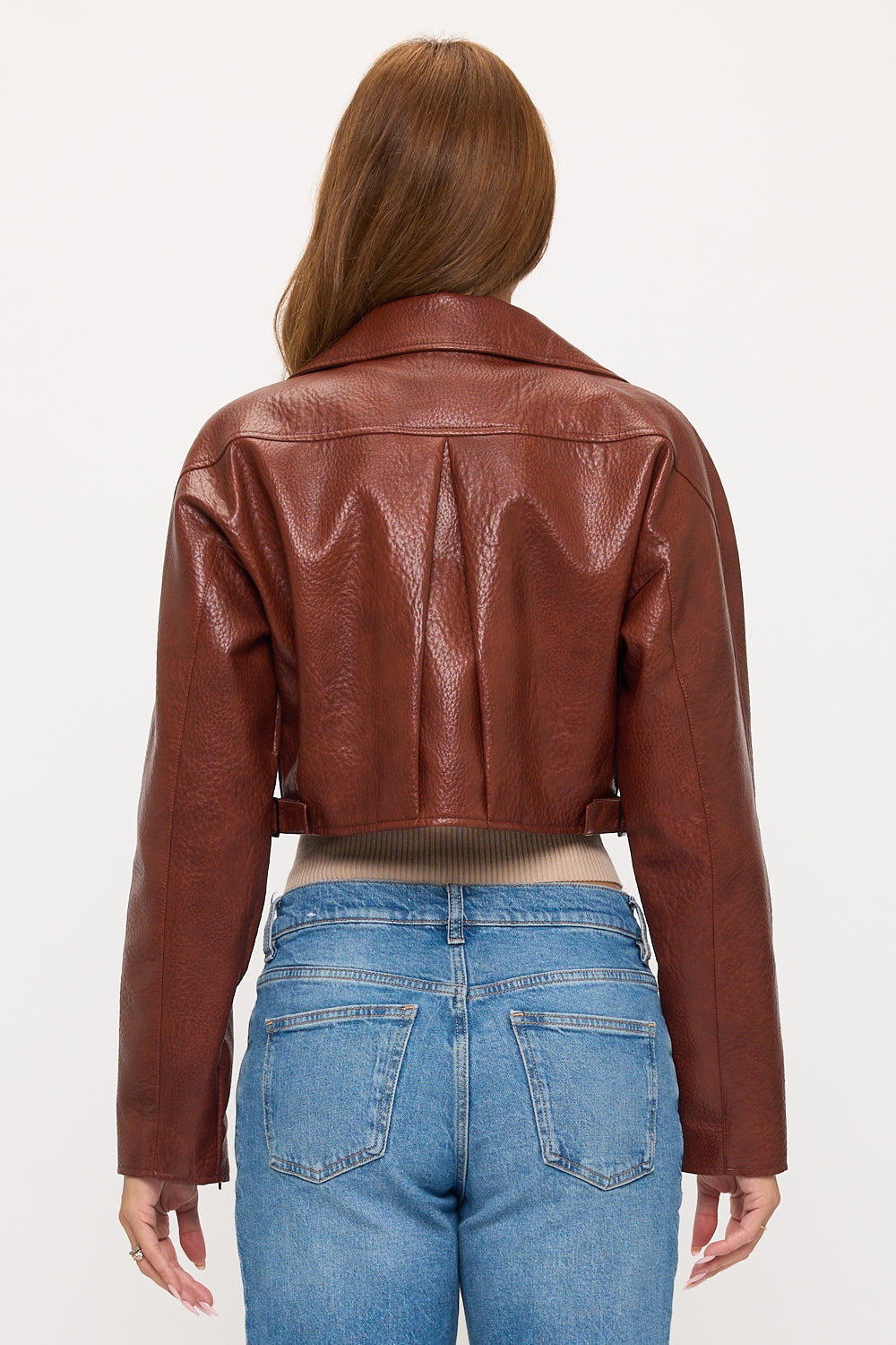 CLALJ0097: Viper Cropped Moto Jacket