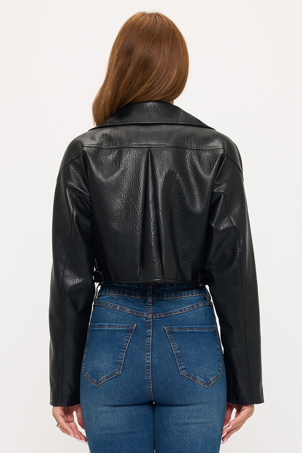 CLALJ0097: Viper Cropped Moto Jacket