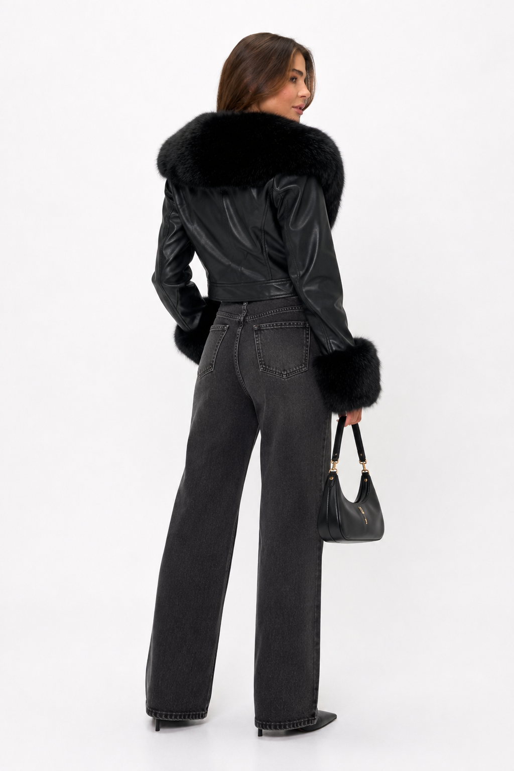 CLALJ0099 - Chantel Fur Trim Jacket