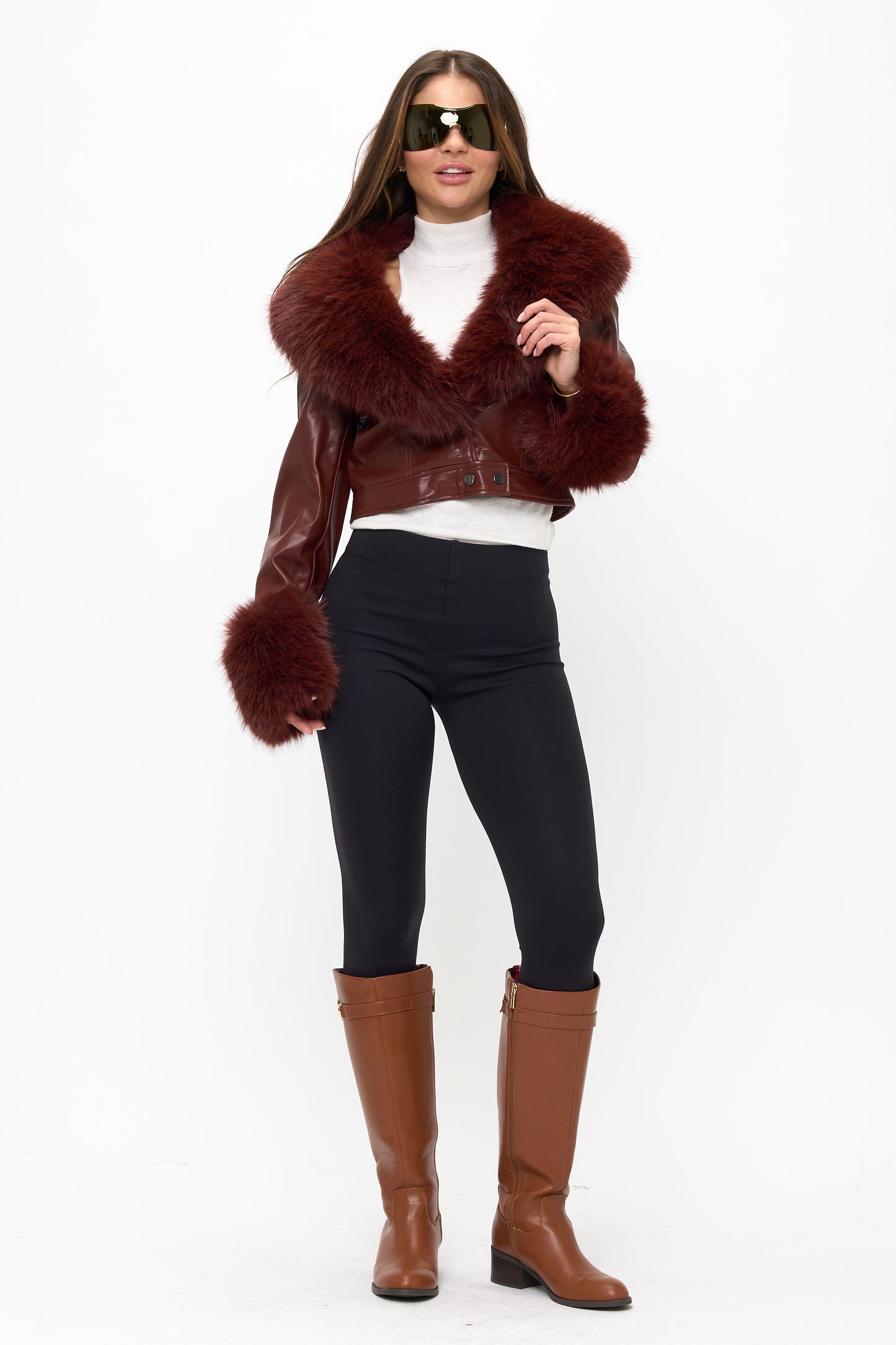 CLALJ0099: Chantel Fur Trim Jacket