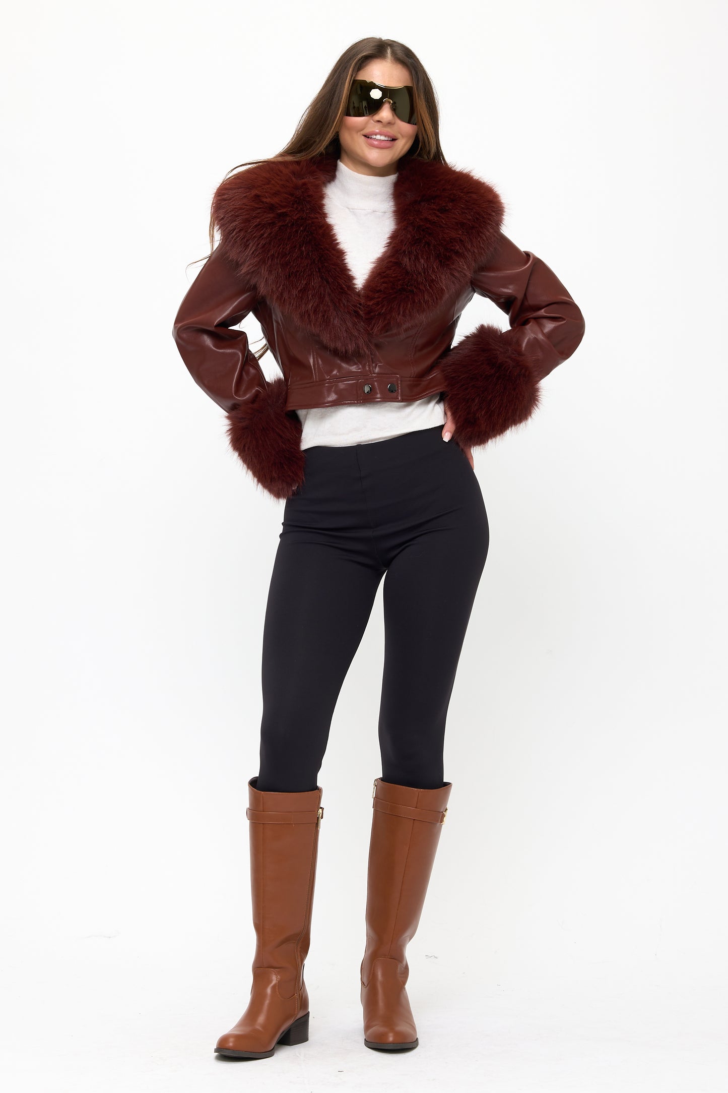 CLALJ0099: Chantel Fur Trim Jacket
