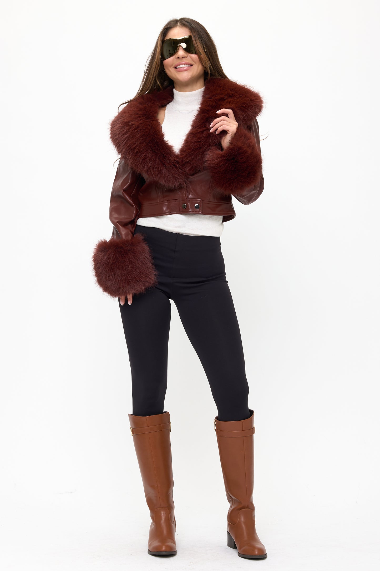 CLALJ0099: Chantel Fur Trim Jacket