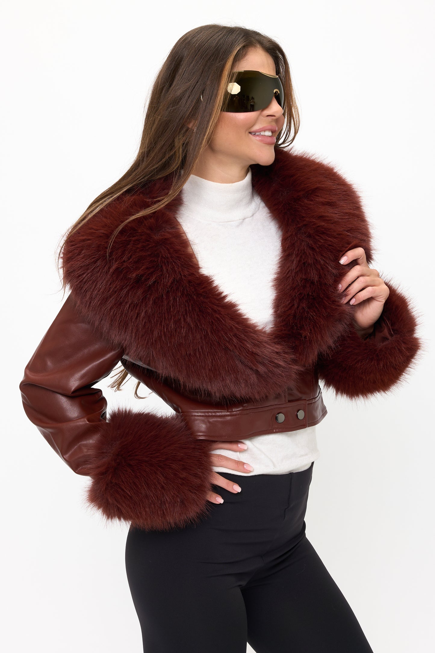 CLALJ0099: Chantel Fur Trim Jacket