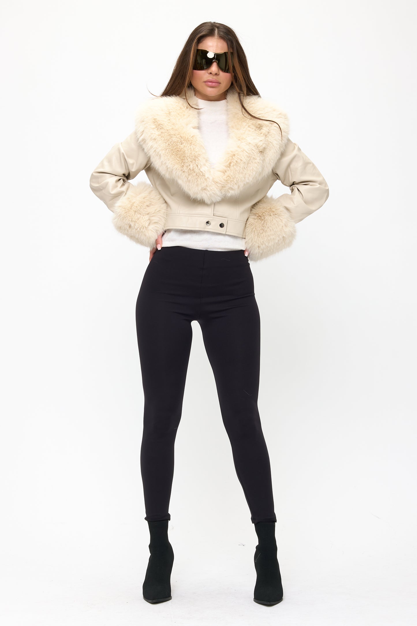 CLALJ0099: Chantel Fur Trim Jacket