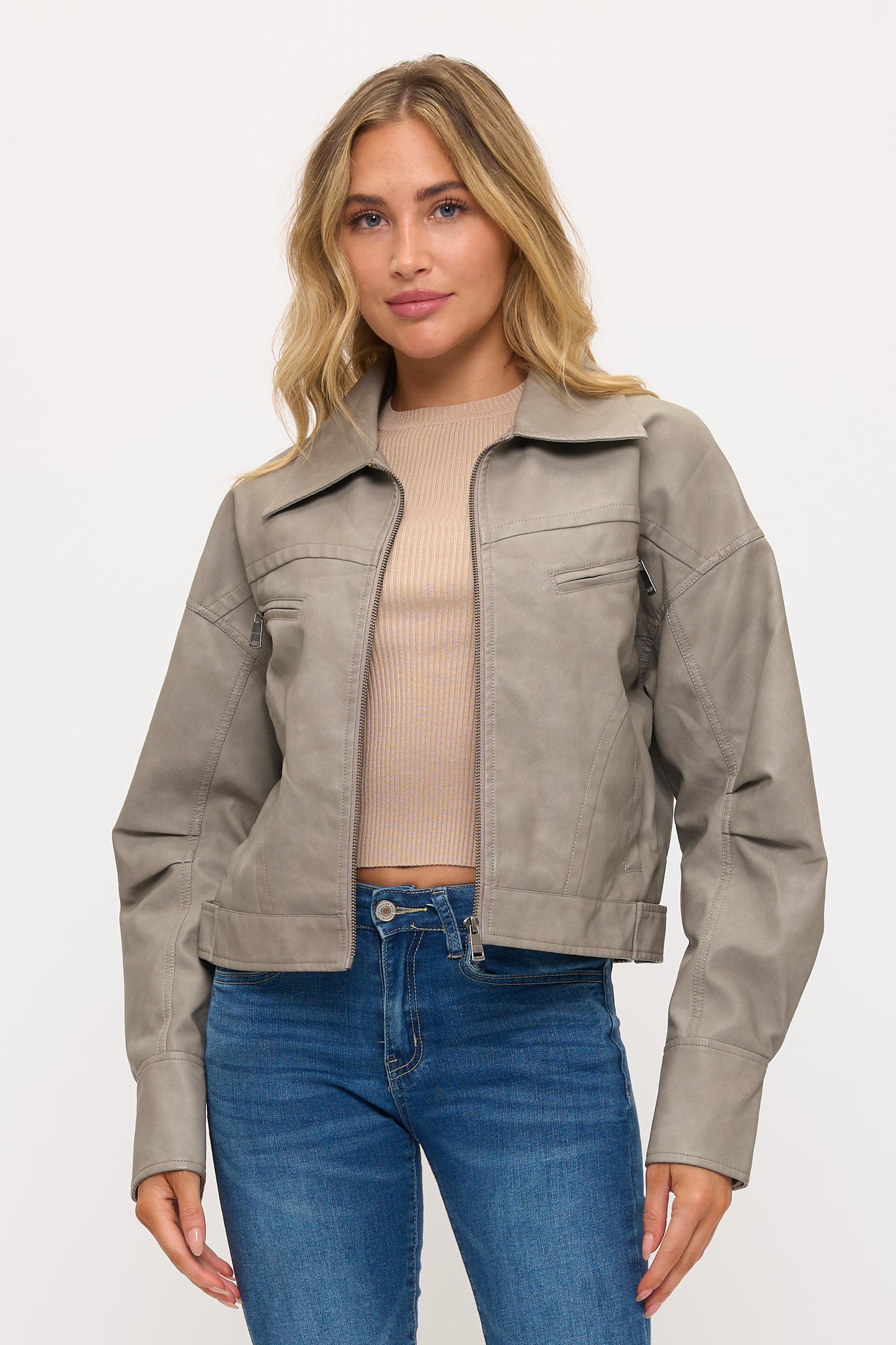 CLALJ0130: The Rebel Stud Moto Jacket