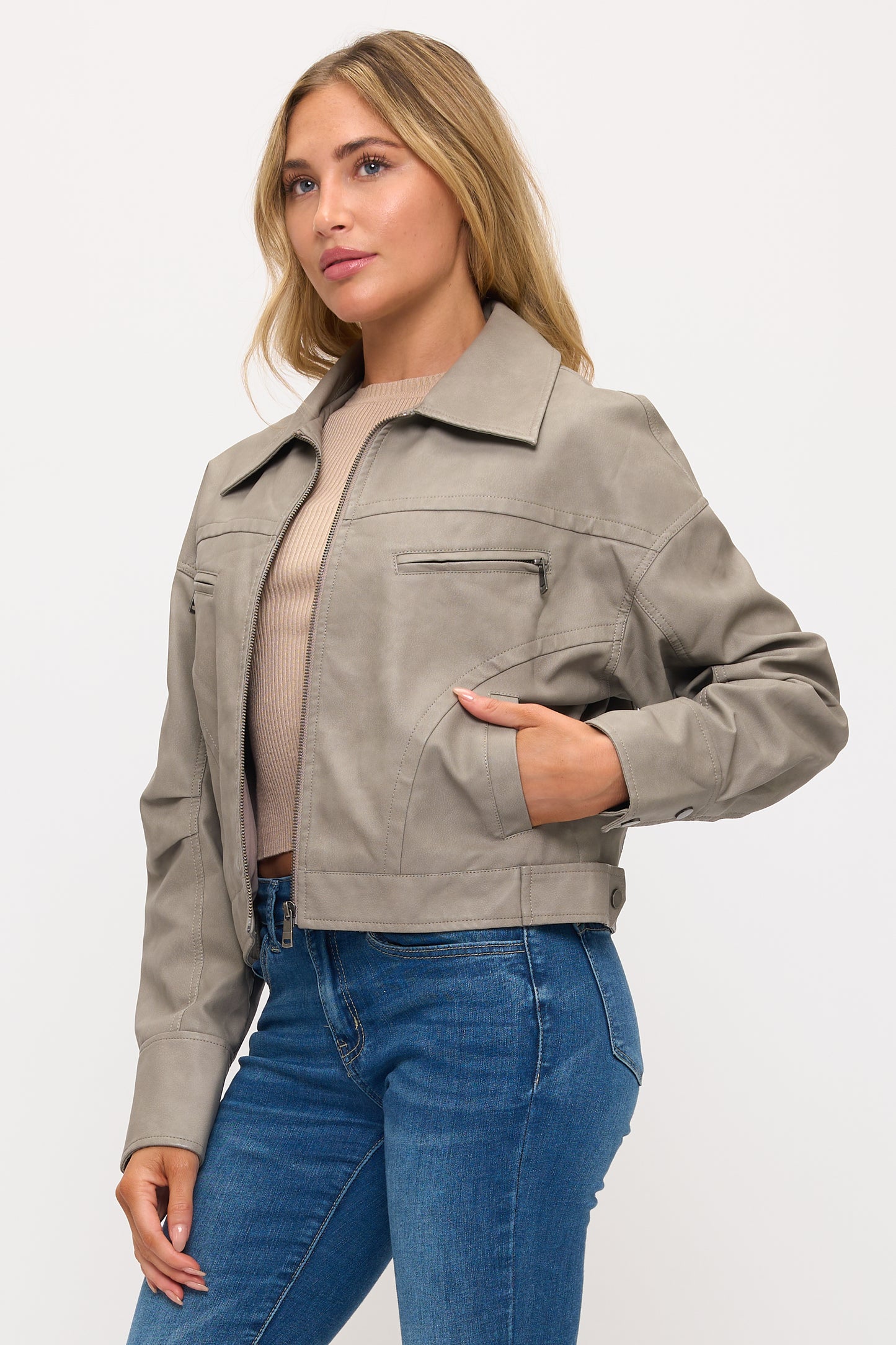 CLALJ0130: The Rebel Stud Moto Jacket