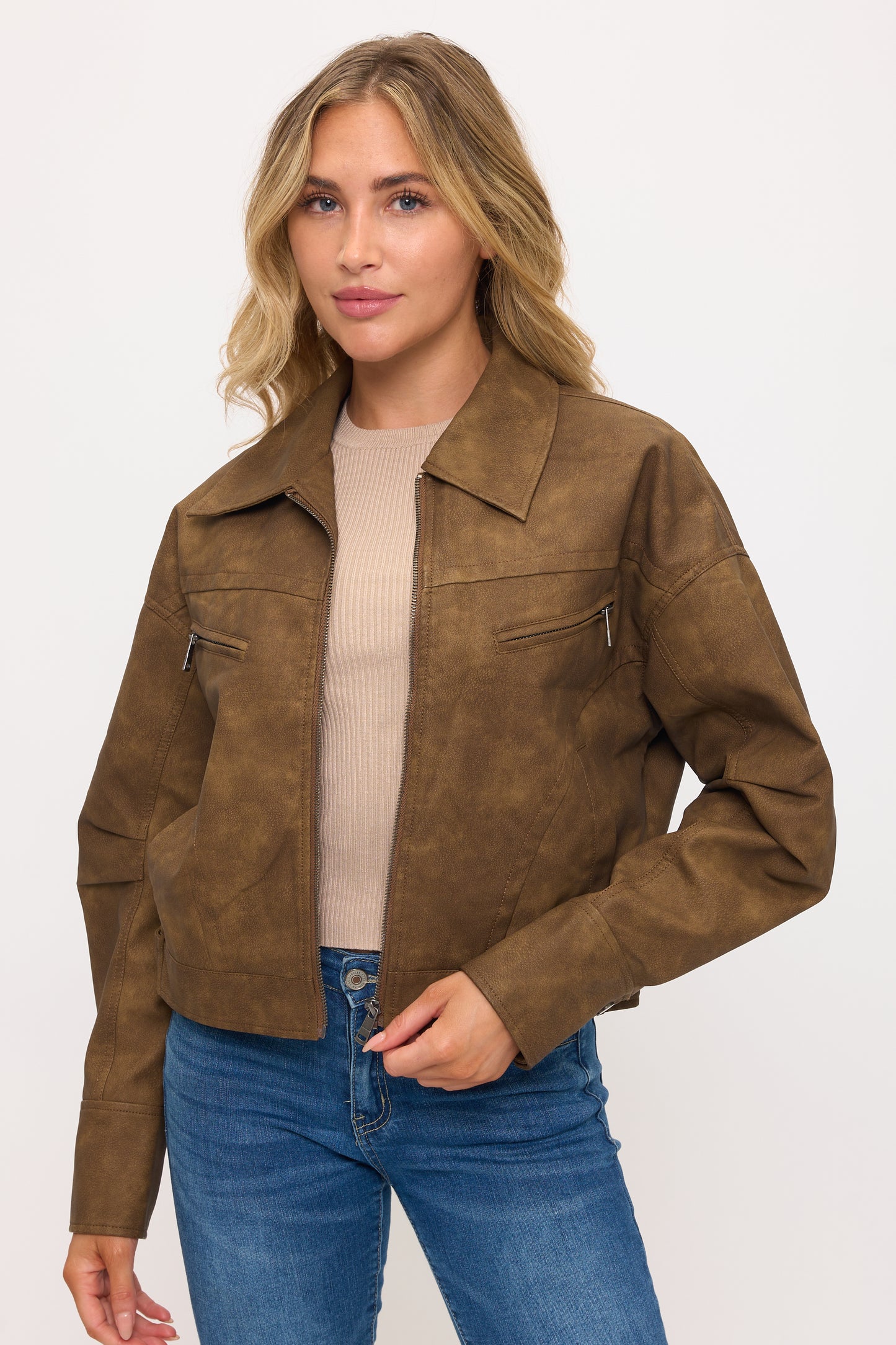 CLALJ0130: The Rebel Stud Moto Jacket