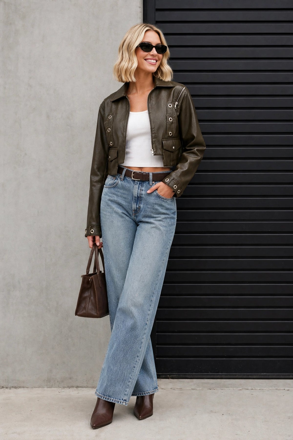 CLALJ0148 - Phoenix Edge Studded Bomber Jacket