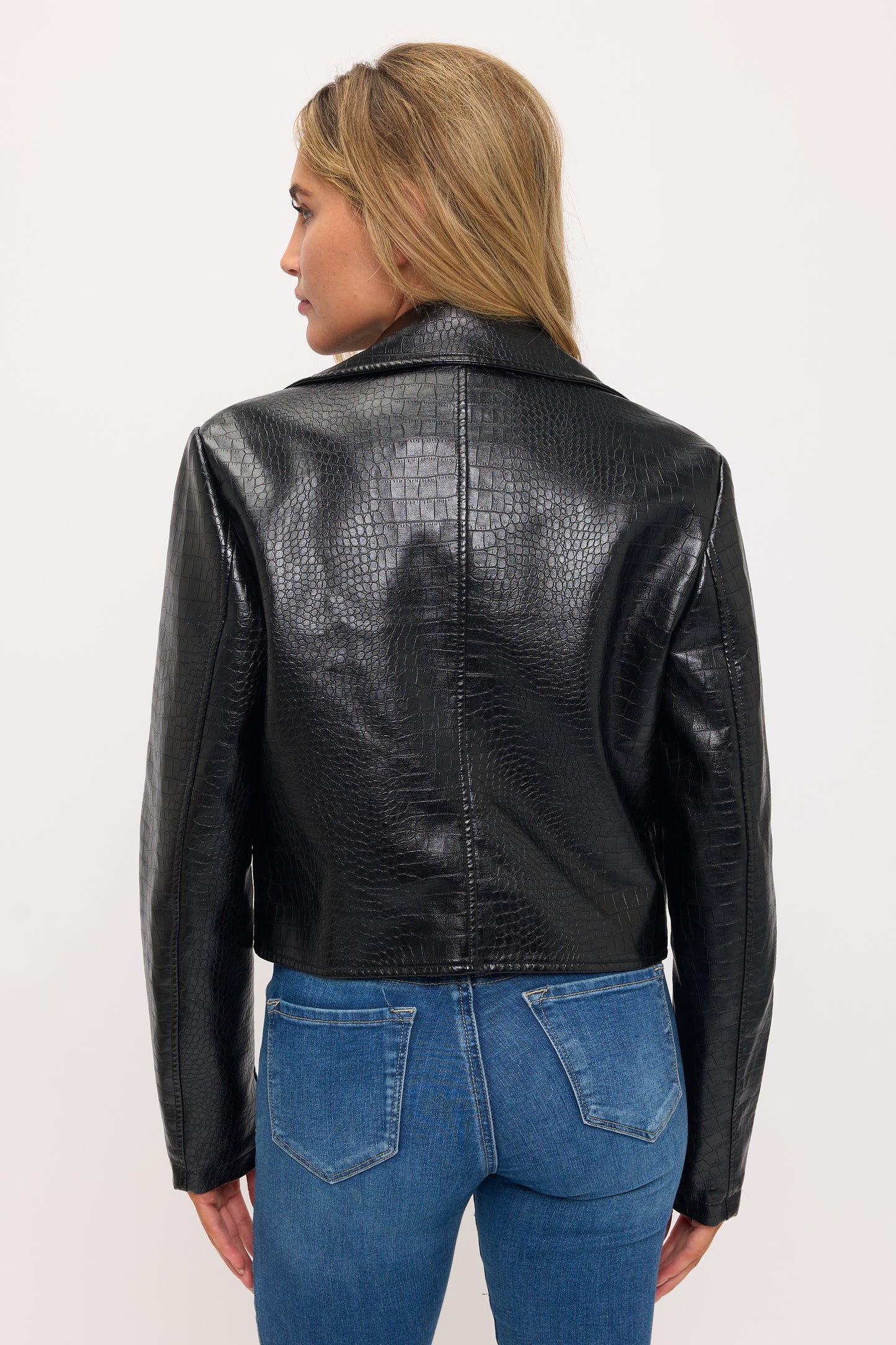 CLALJ0154: Reptilian Rebel Moto Jacket