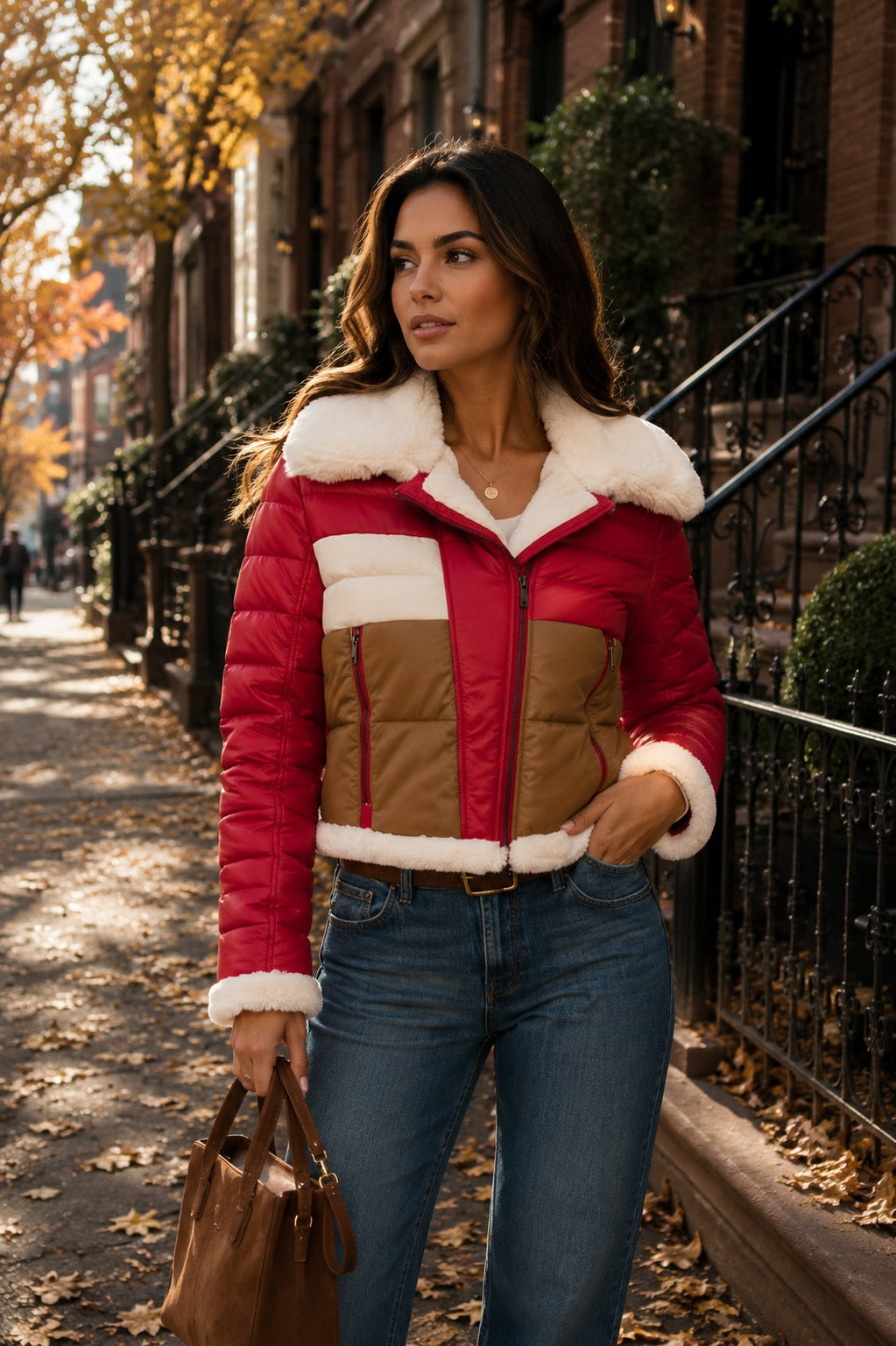 CLALP0021: Alpine Trio Cropped Puffer Jacket