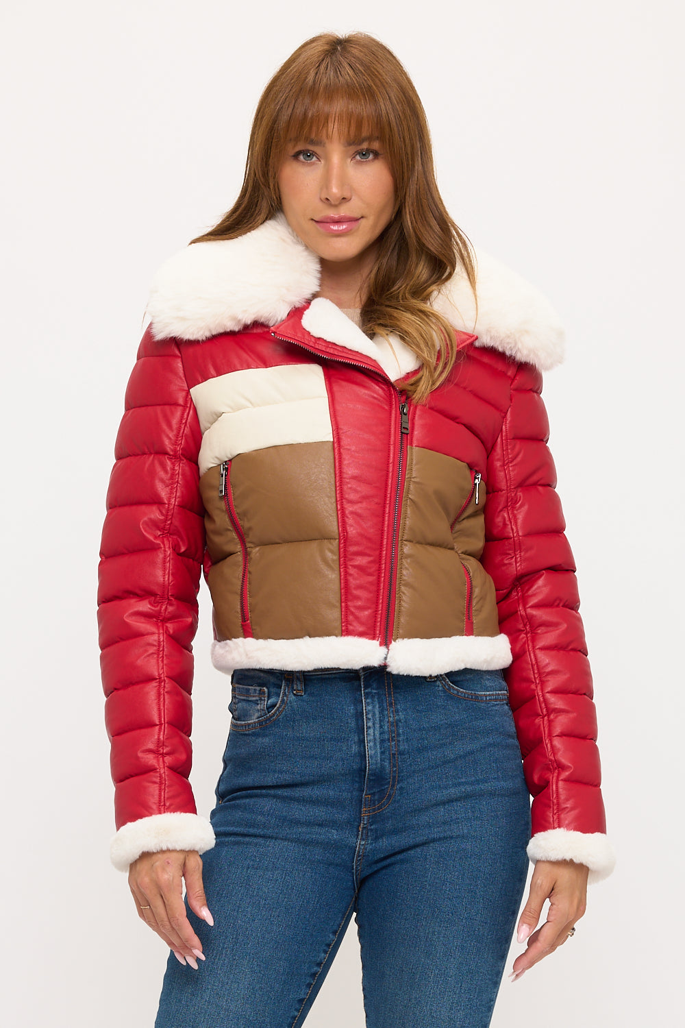 CLALP0021: Alpine Trio Cropped Puffer Jacket