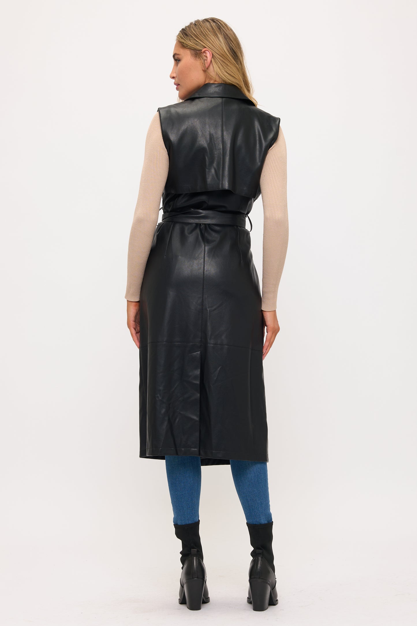 CLALV0006: Milano Sleeveless Trench Vest