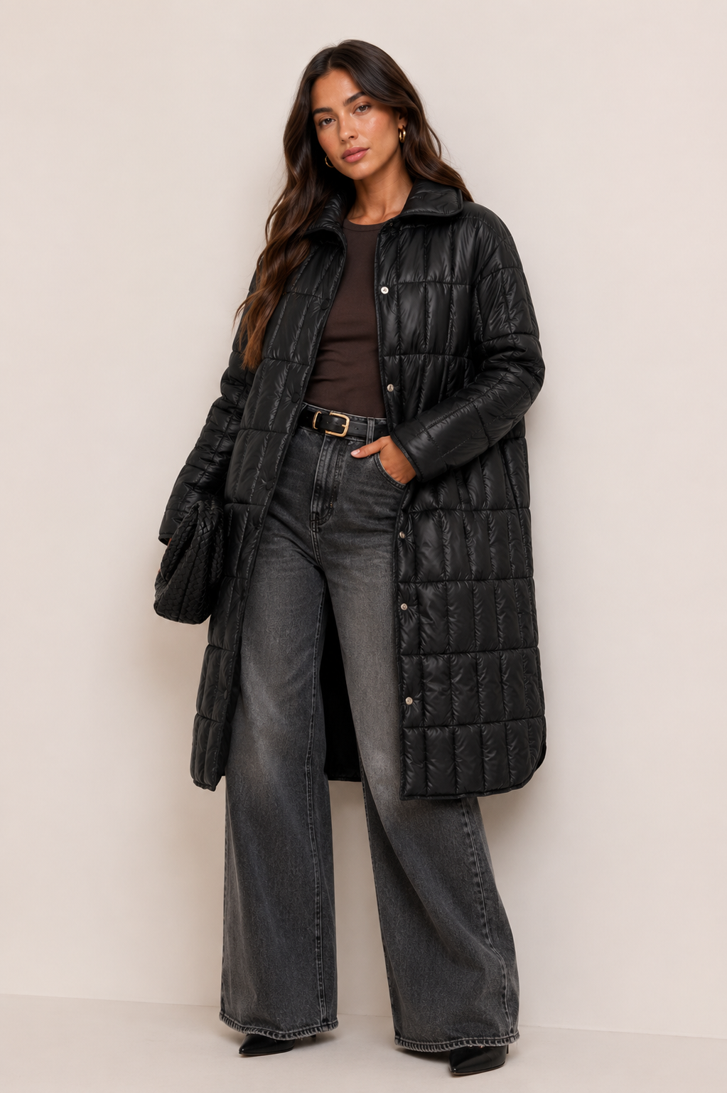 CLANP0114: Boulevard Quilted Long Coat